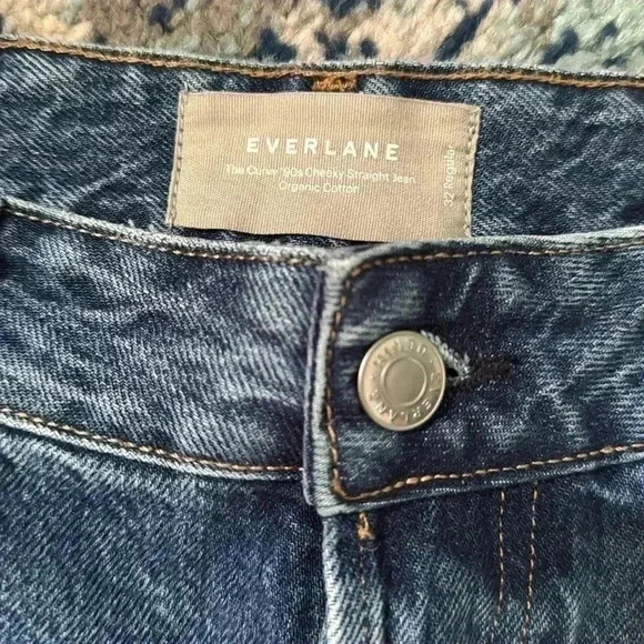 Everlane curvy 90s cheeky Street Jean organic cotton 32 regular - Picture 2 of 5